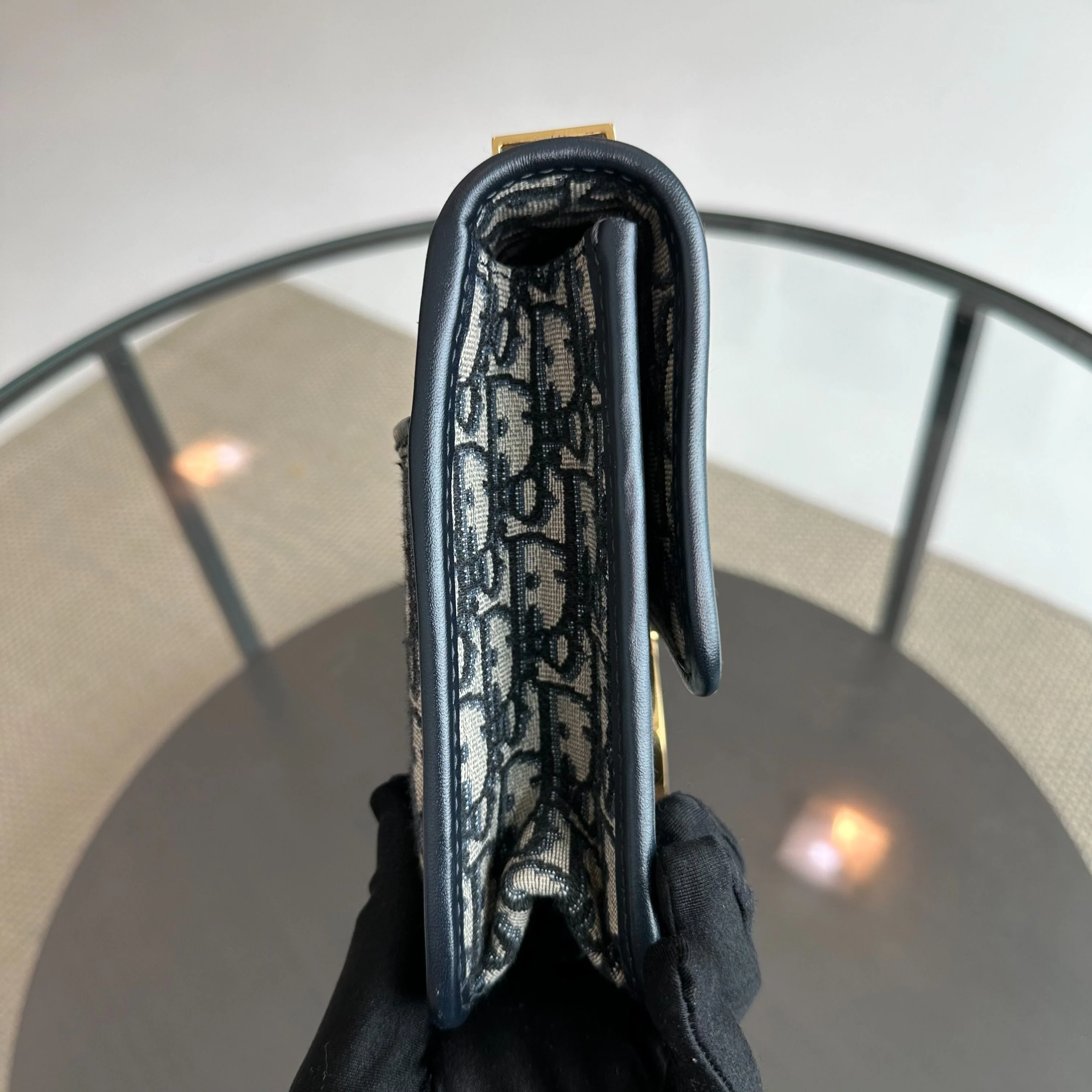 *Receipt* Dior Montaigne 30 Oblique Monogram Blue Shoulder Bag GHW - Best Luxury Designers