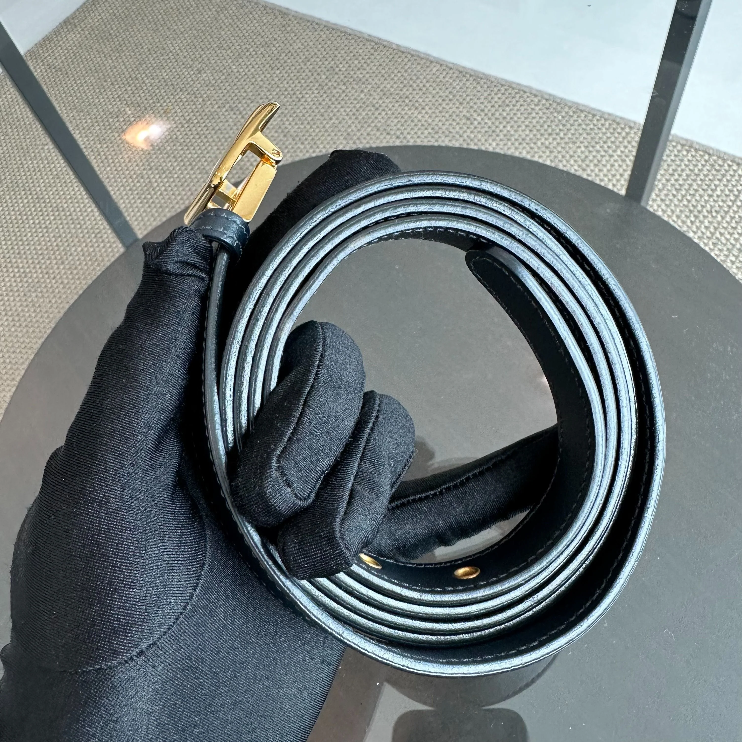 *Receipt* Dior Montaigne 30 Oblique Monogram Blue Shoulder Bag GHW - Best Luxury Designers