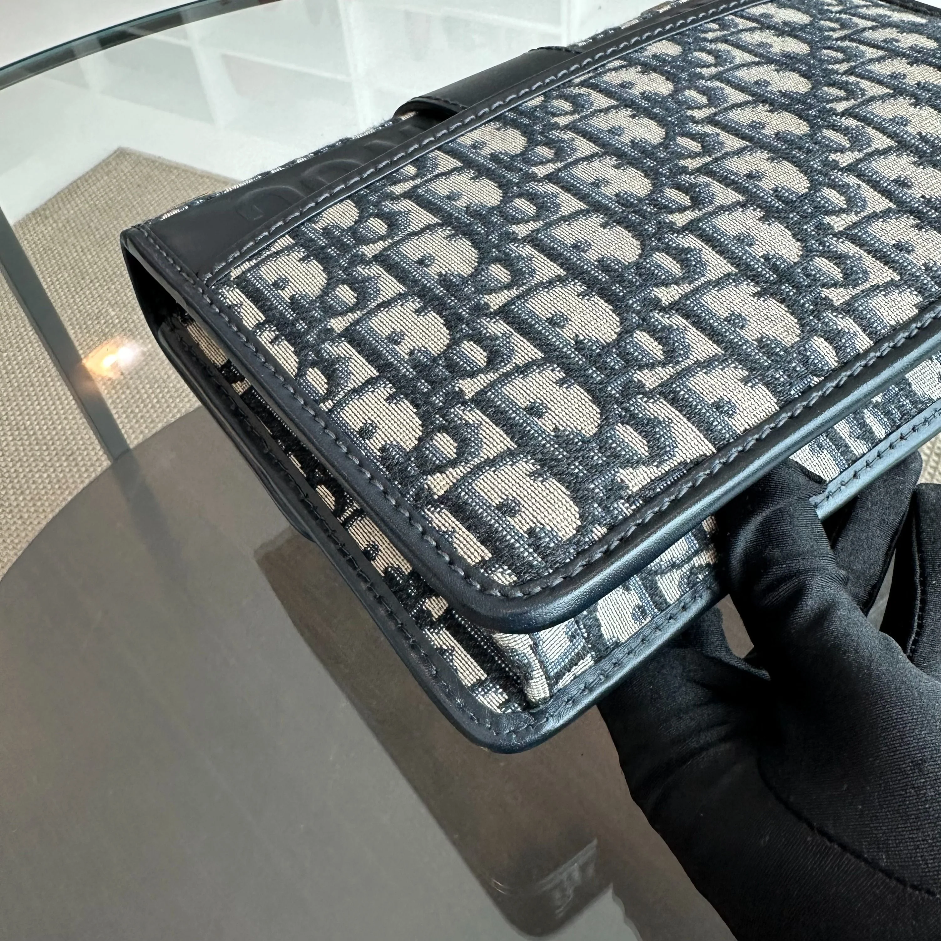 *Receipt* Dior Montaigne 30 Oblique Monogram Blue Shoulder Bag GHW - Best Luxury Designers