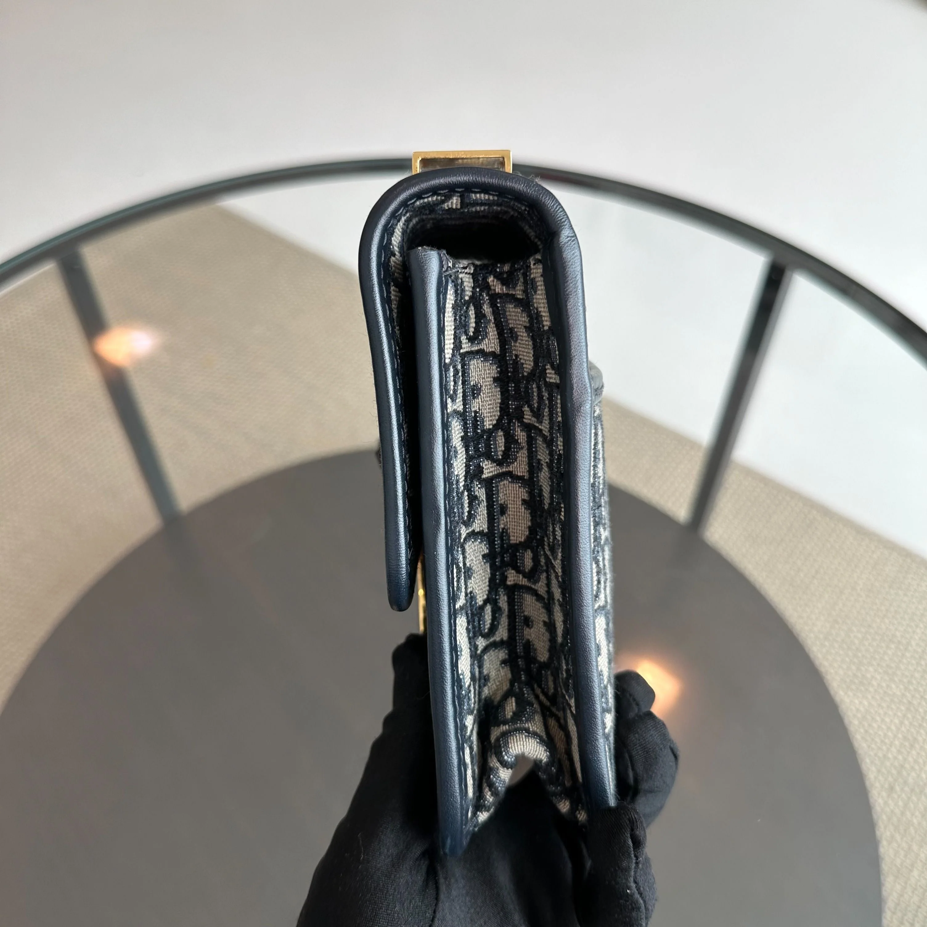 *Receipt* Dior Montaigne 30 Oblique Monogram Blue Shoulder Bag GHW - Best Luxury Designers