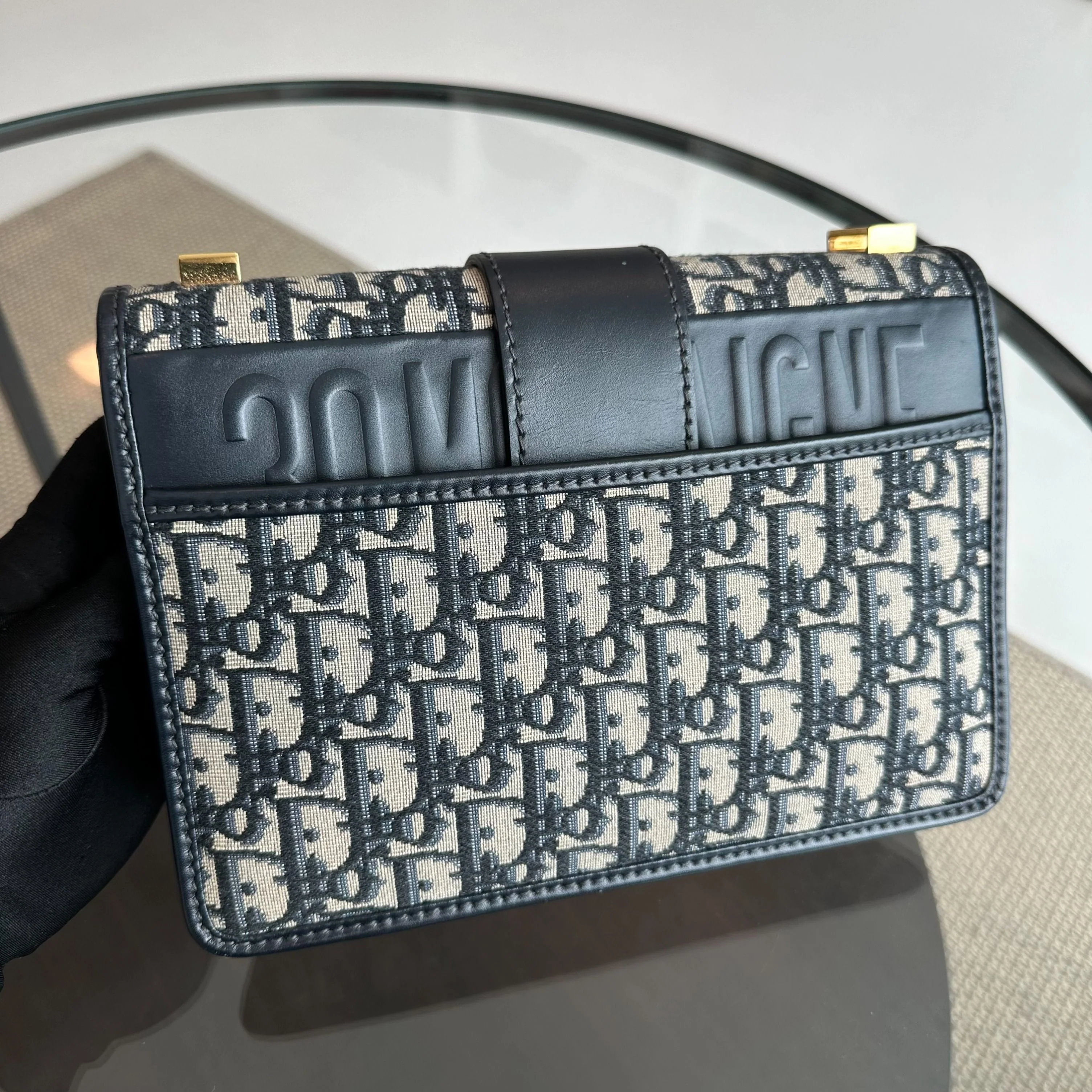 *Receipt* Dior Montaigne 30 Oblique Monogram Blue Shoulder Bag GHW - Best Luxury Designers