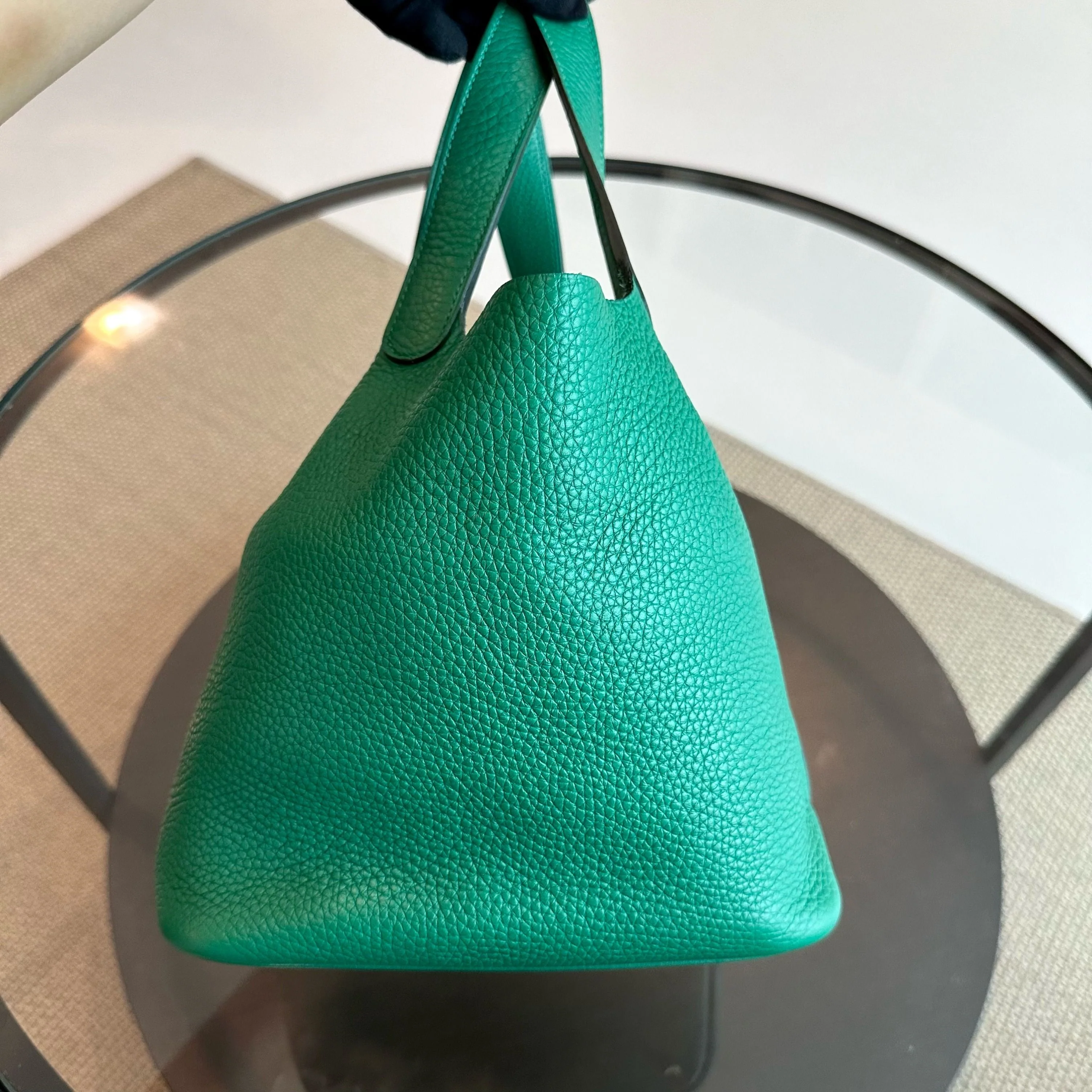 *Receipt* Hermes Picotin 22 Bambou 1k Clemence Stamp A GHW - Best Luxury Designers