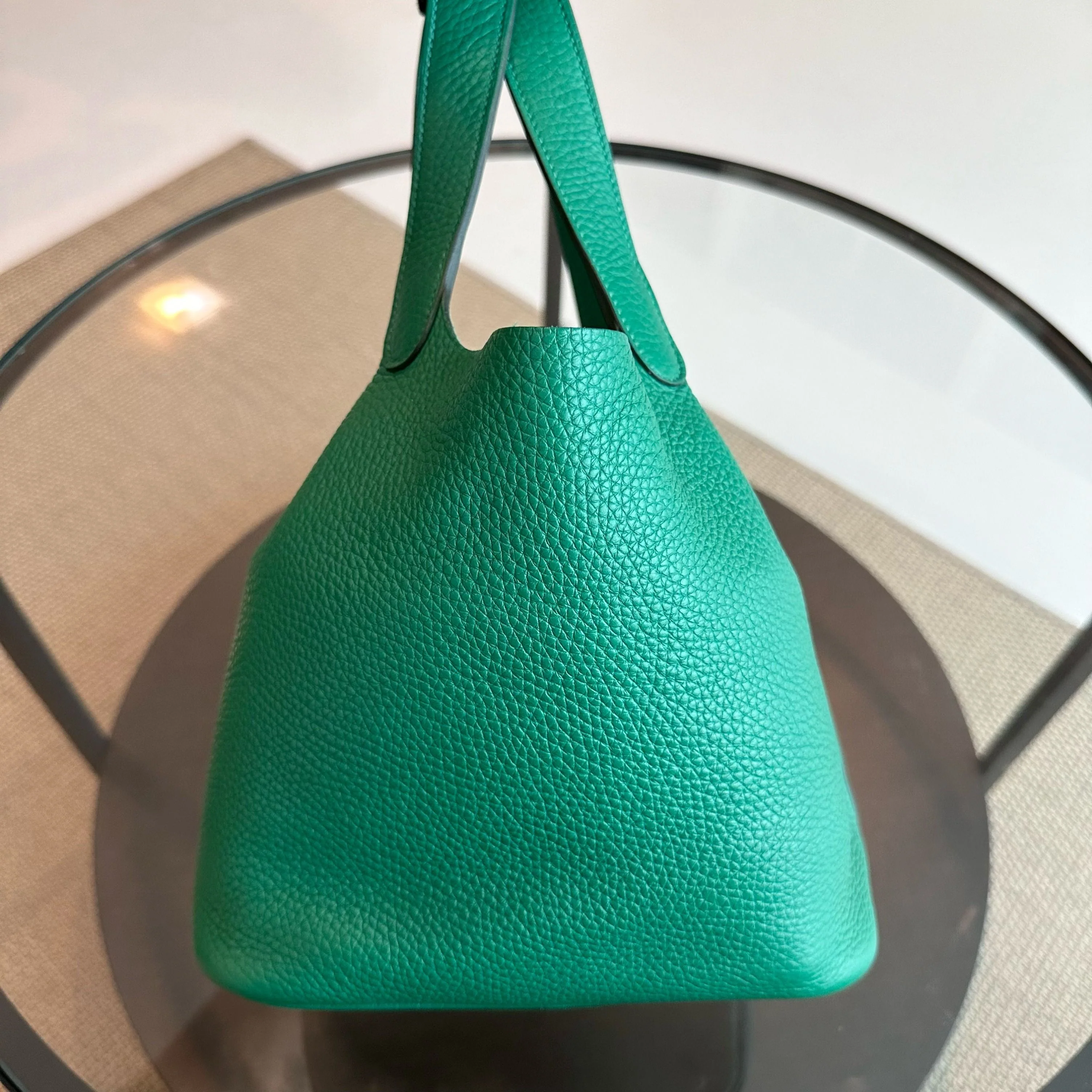 *Receipt* Hermes Picotin 22 Bambou 1k Clemence Stamp A GHW - Best Luxury Designers