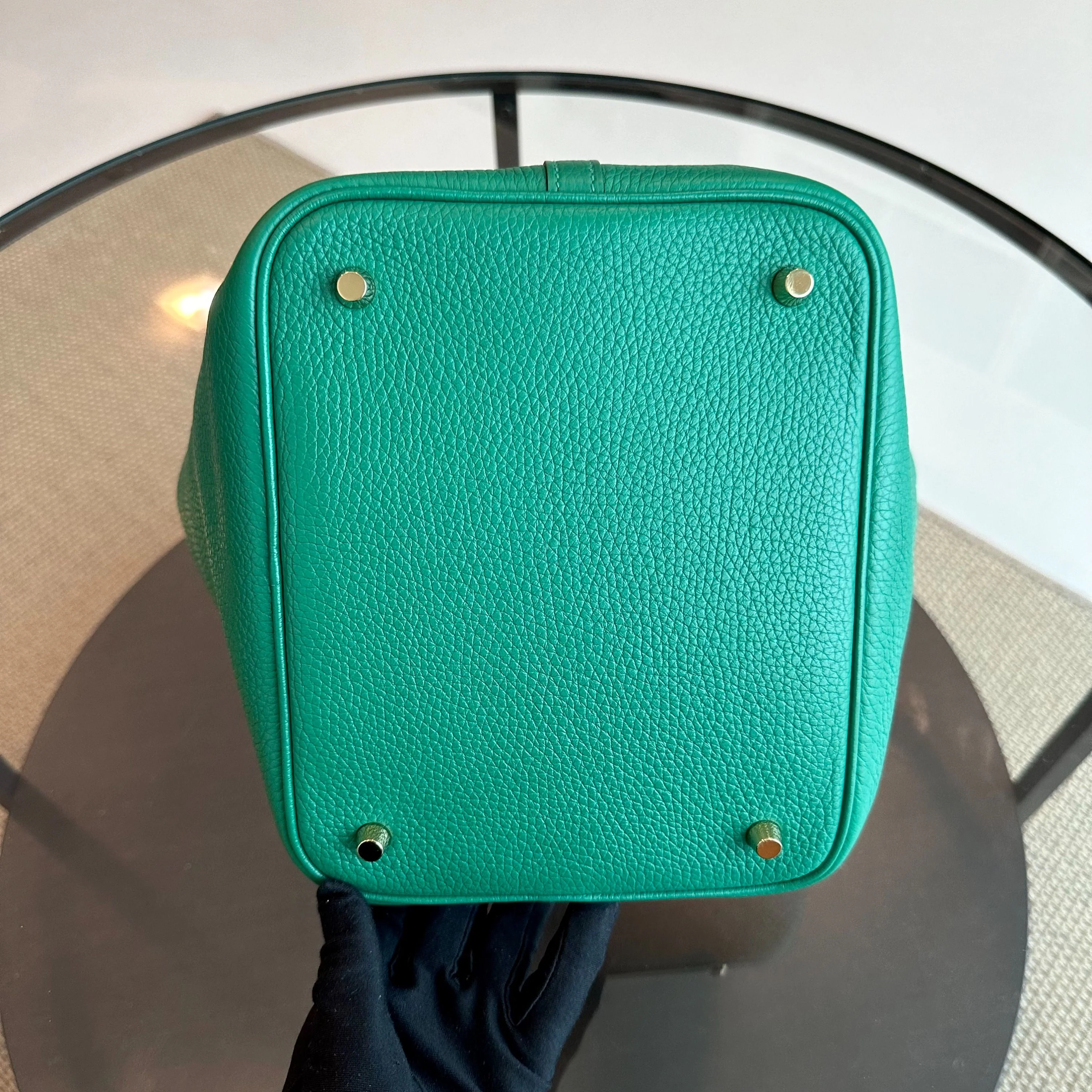 *Receipt* Hermes Picotin 22 Bambou 1k Clemence Stamp A GHW - Best Luxury Designers