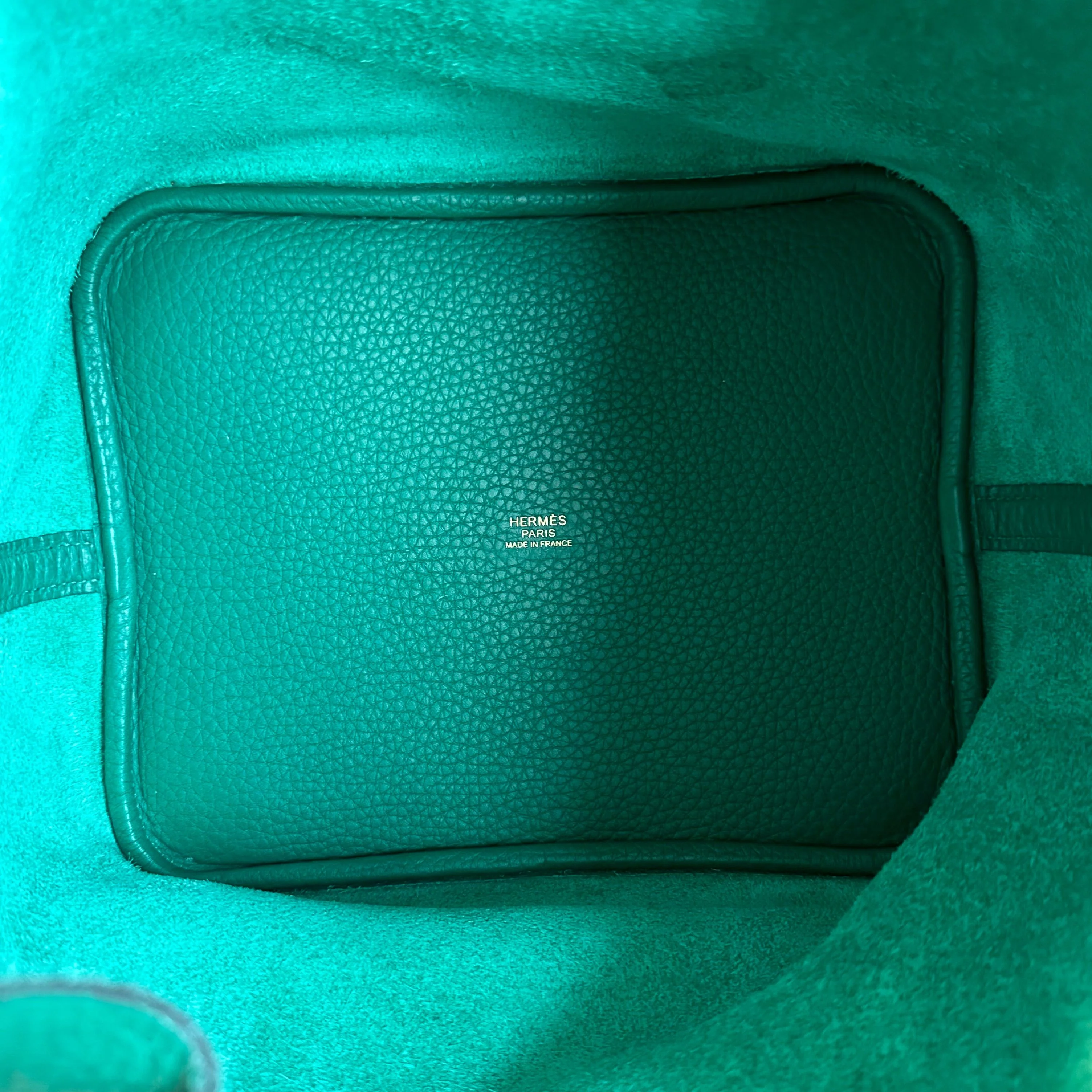 *Receipt* Hermes Picotin 22 Bambou 1k Clemence Stamp A GHW - Best Luxury Designers