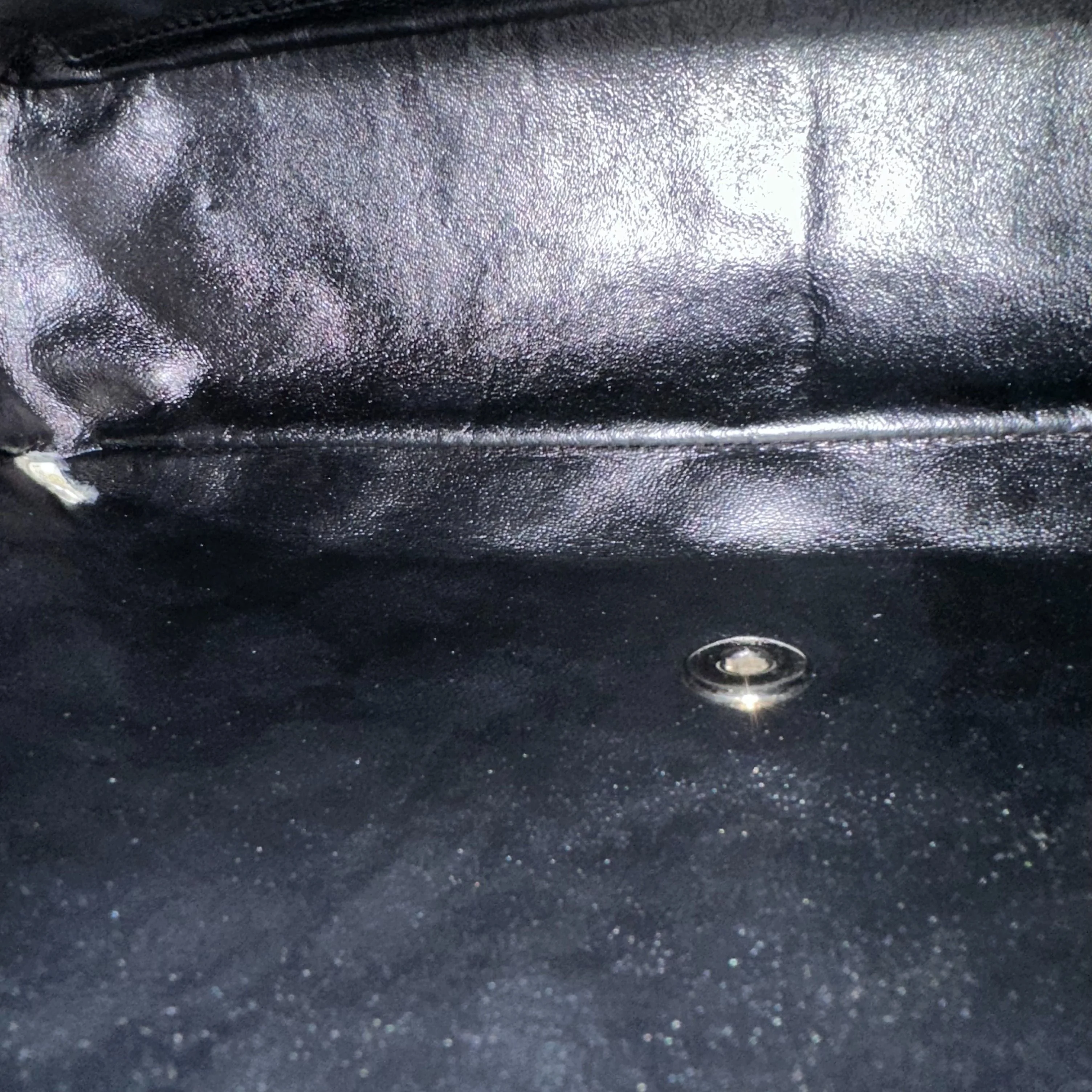 *Recolor* Chanel Jumbo Classic Flap Single Flap Patent Leather Black SHW No 13 - Best Luxury Designers