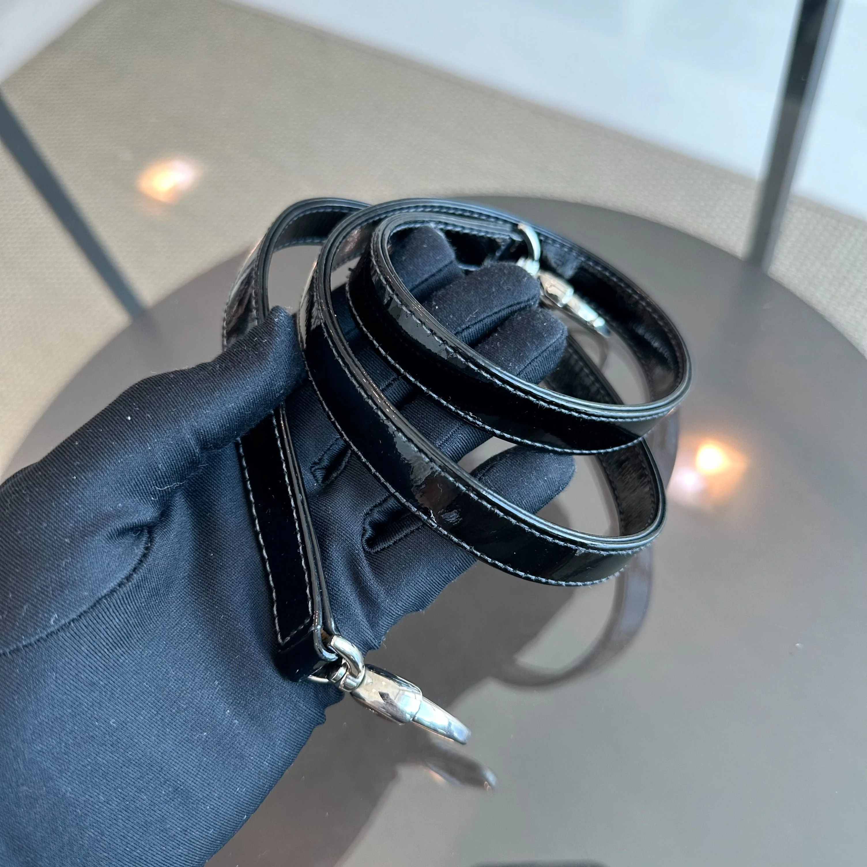 *Recolor, Receipt* Dior Lady Large Patent Leather Cannage Black SHW - Best Luxury Designers