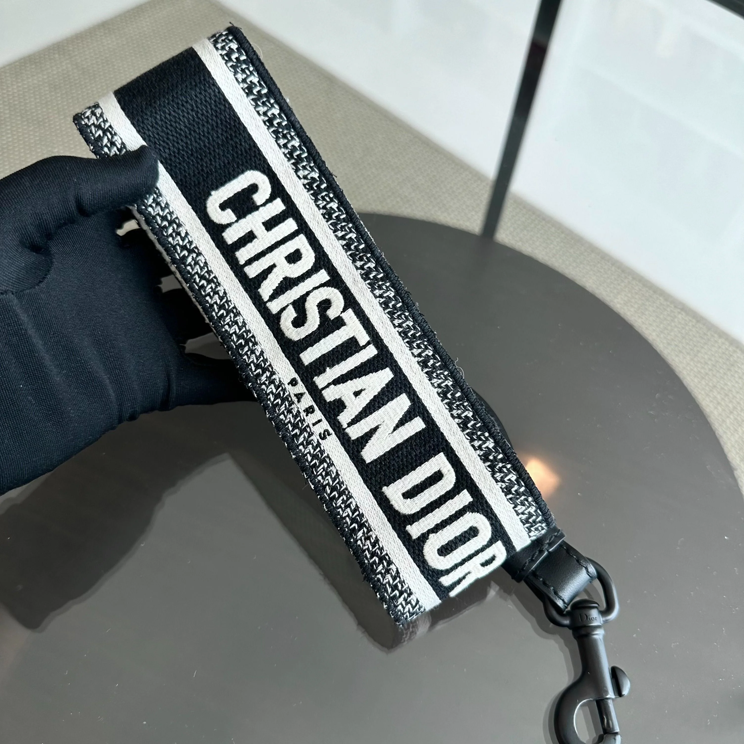 *With Strap* Dior Saddle All Black Small 20CM with Strap Cross Body Shoulder Bag - Best Luxury Designers