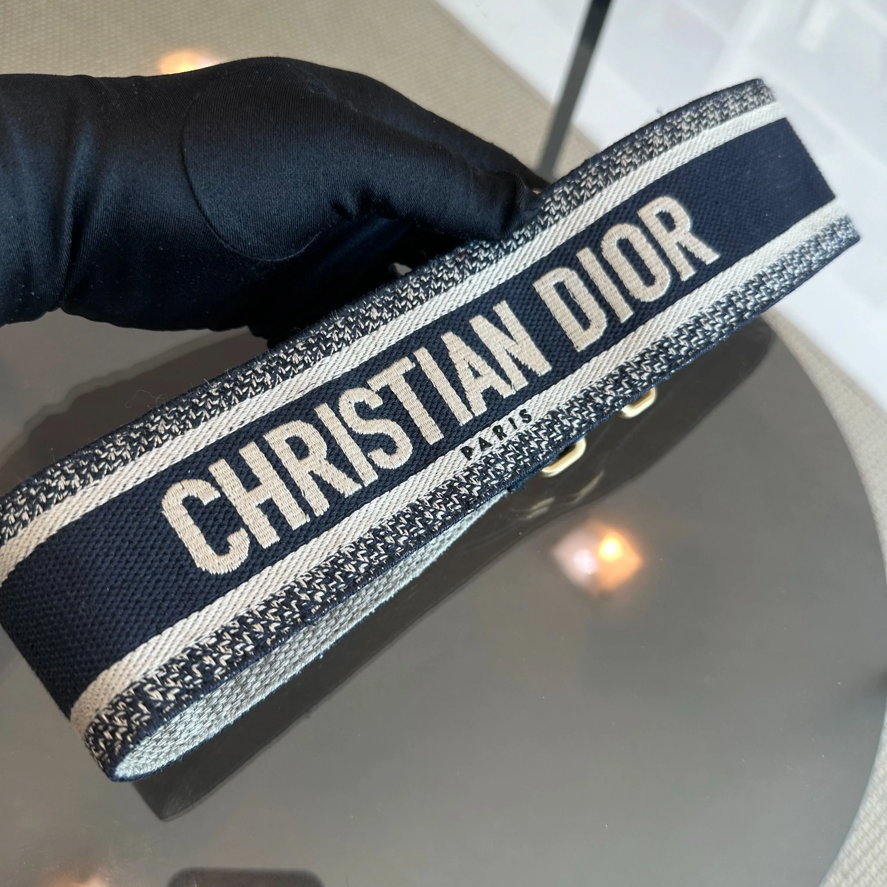 *With Strap* Dior Saddle Small 21CM Black Smooth Calfskin GHW Shoulder Bag - Best Luxury Designers