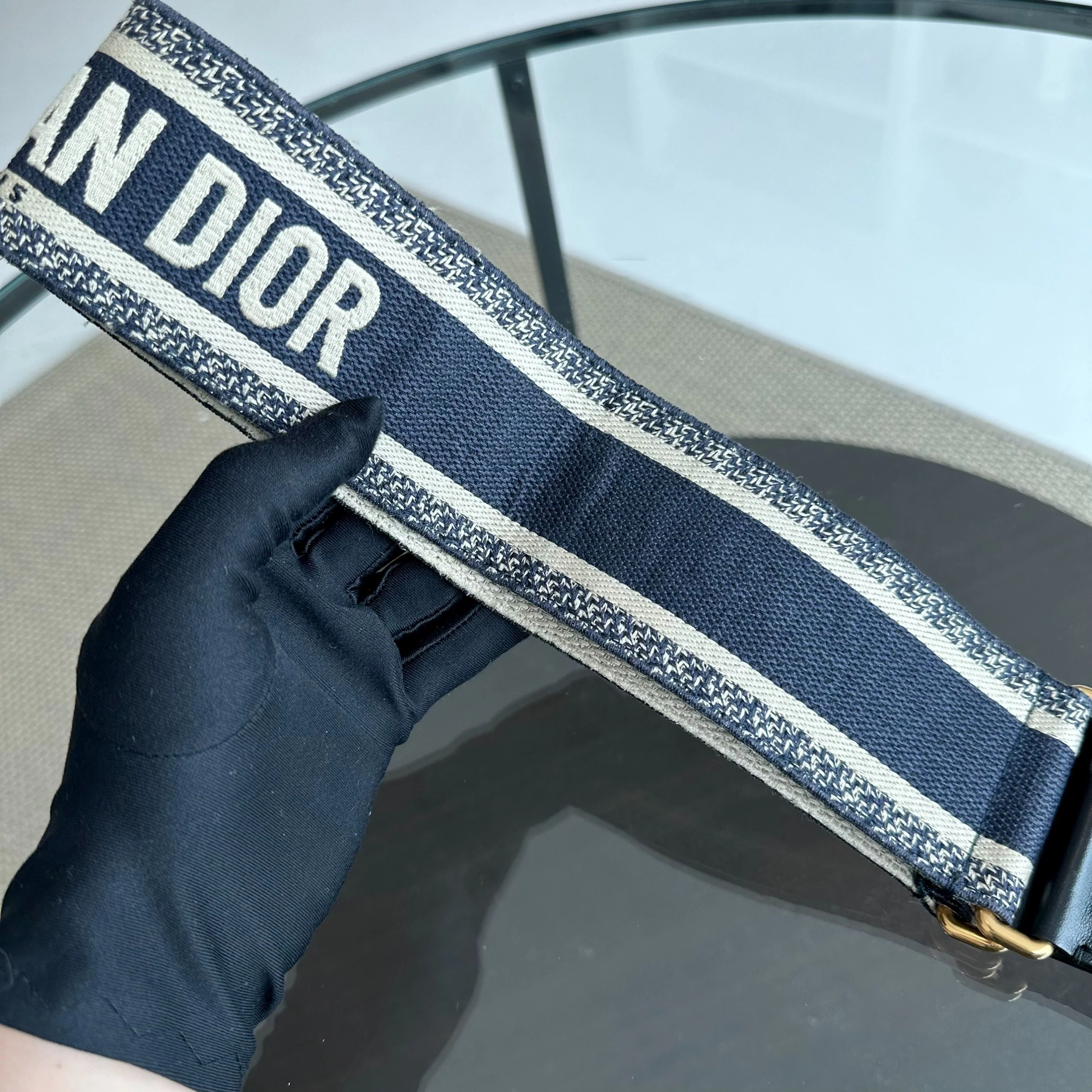 *With Strap* Dior Saddle Small 21CM Smooth Calfskin Black GHW Shoulder Bag - Best Luxury Designers