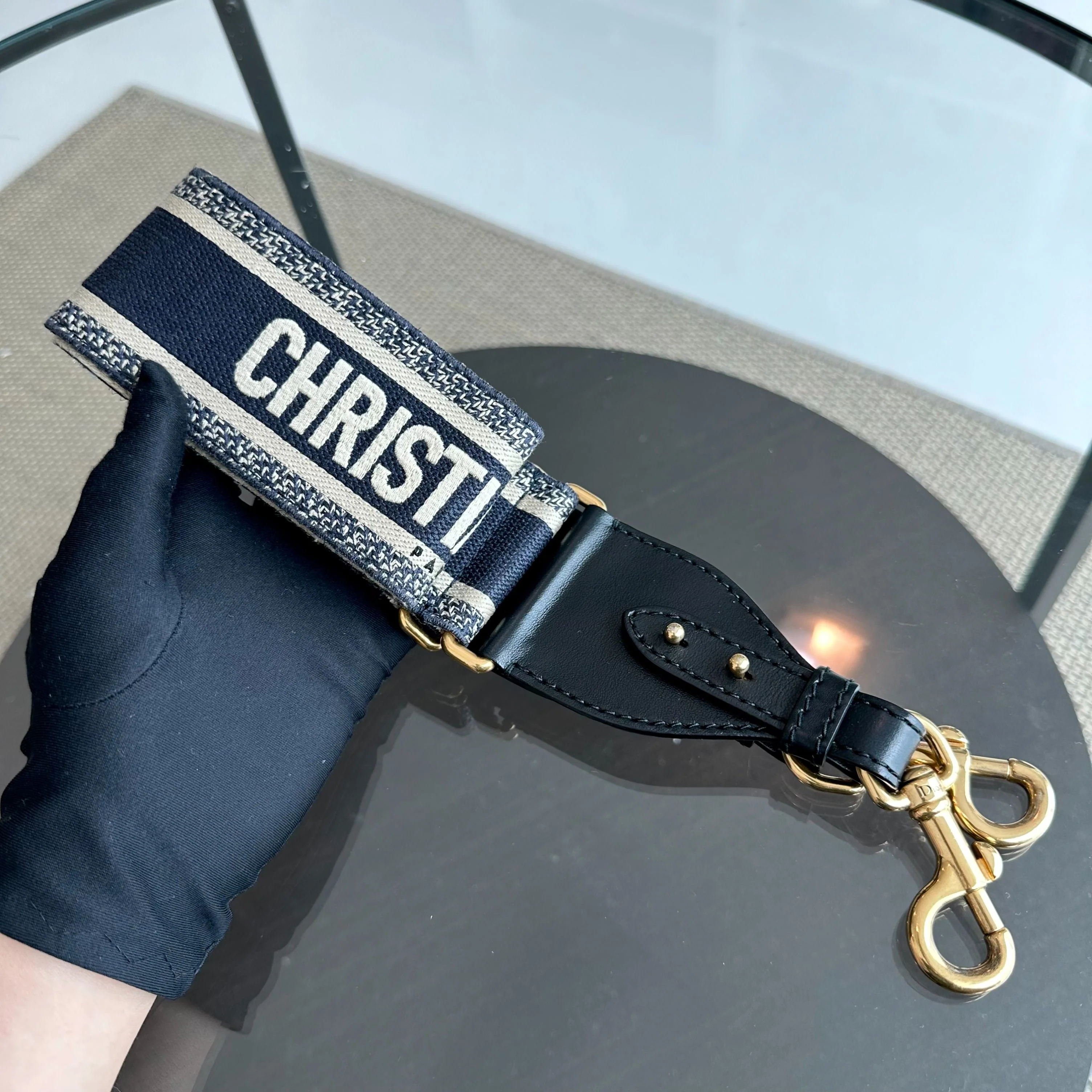 *With Strap* Dior Saddle Small 21CM Smooth Calfskin Black GHW Shoulder Bag - Best Luxury Designers