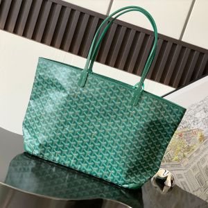 Goyard Artois Bag In Goyardine Canvas Green