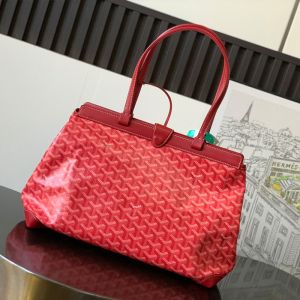 Goyard Bellechasse Biaude PM Bag In Goyardine Canvas Red