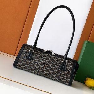 Goyard Bonbonniere Bag In Goyardine Canvas Black