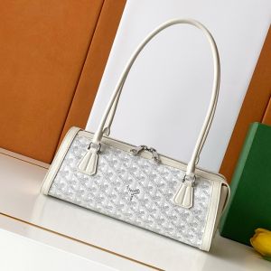 Goyard Bonbonniere Bag In Goyardine Canvas White