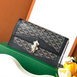 Goyard Duchess Marie-Caroline Bag In Goyardine Canvas Black