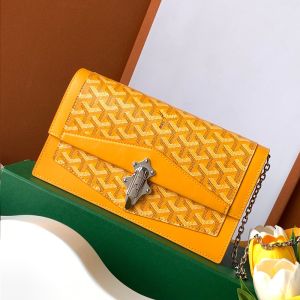 Goyard Duchess Marie-Caroline Bag In Goyardine Canvas Yellow