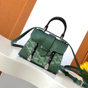 Goyard Saigon Structure Nano Bag In Pearly Goyardine Canvas Green