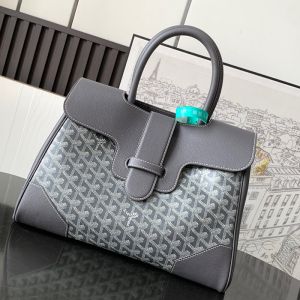 Goyard Saigon Tote Bag In Goyardine Canvas Grey