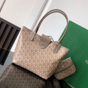 Goyard Saint Louis Mini Bag In Goyardine Claire-Voie Canvas Pink