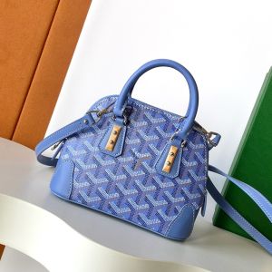 Goyard Vendome Mini Bag In Goyardine Canvas with Herbariums Floral Iris