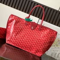 Goyard Anjou Bag In Goyardine Calfskin Red