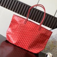 Goyard Artois Bag In Goyardine Canvas Red