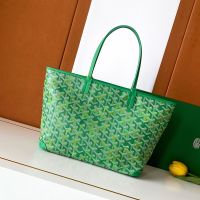 Goyard Artois Bag In Multicolored Goyardine Canvas Meadow Green