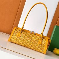Goyard Bonbonniere Bag In Goyardine Canvas Yellow