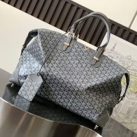 Goyard Bowling 45 Bag In Goyardine Canvas Grey