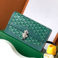 Goyard Duchess Marie-Caroline Bag In Goyardine Canvas Green
