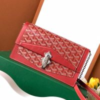 Goyard Duchess Marie-Caroline Bag In Goyardine Canvas Red