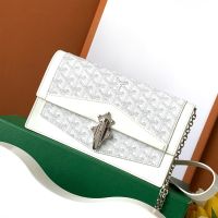 Goyard Duchess Marie-Caroline Bag In Goyardine Canvas White