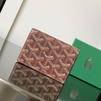 Goyard Malesherbes Card Wallet In Goyardine Canvas Burgundy
