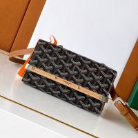Goyard Monte-Carlo Mini Case In Goyardine Canvas Brown