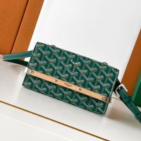 Goyard Monte-Carlo Mini Case In Goyardine Canvas Green