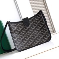 Goyard Musette Bag In Goyardine Canvas Black