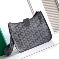 Goyard Musette Bag In Goyardine Canvas Grey