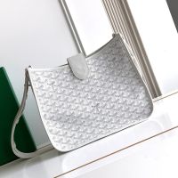 Goyard Musette Bag In Goyardine Canvas White