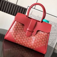 Goyard Saigon Tote Bag In Goyardine Canvas Red