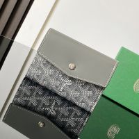 Goyard Saint-Gabriel Wallet In Goyardine Canvas Grey