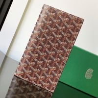Goyard Saint-Roch Travel Wallet In Goyardine Canvas Burgundy