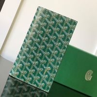 Goyard Saint-Roch Travel Wallet In Goyardine Canvas Green