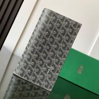Goyard Saint-Roch Travel Wallet In Goyardine Canvas Grey
