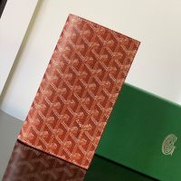 Goyard Saint-Roch Travel Wallet In Goyardine Canvas Red