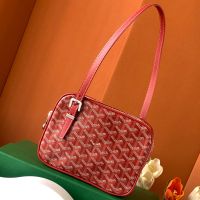 Goyard Yona PM Bag In Goyardine Canvas Red